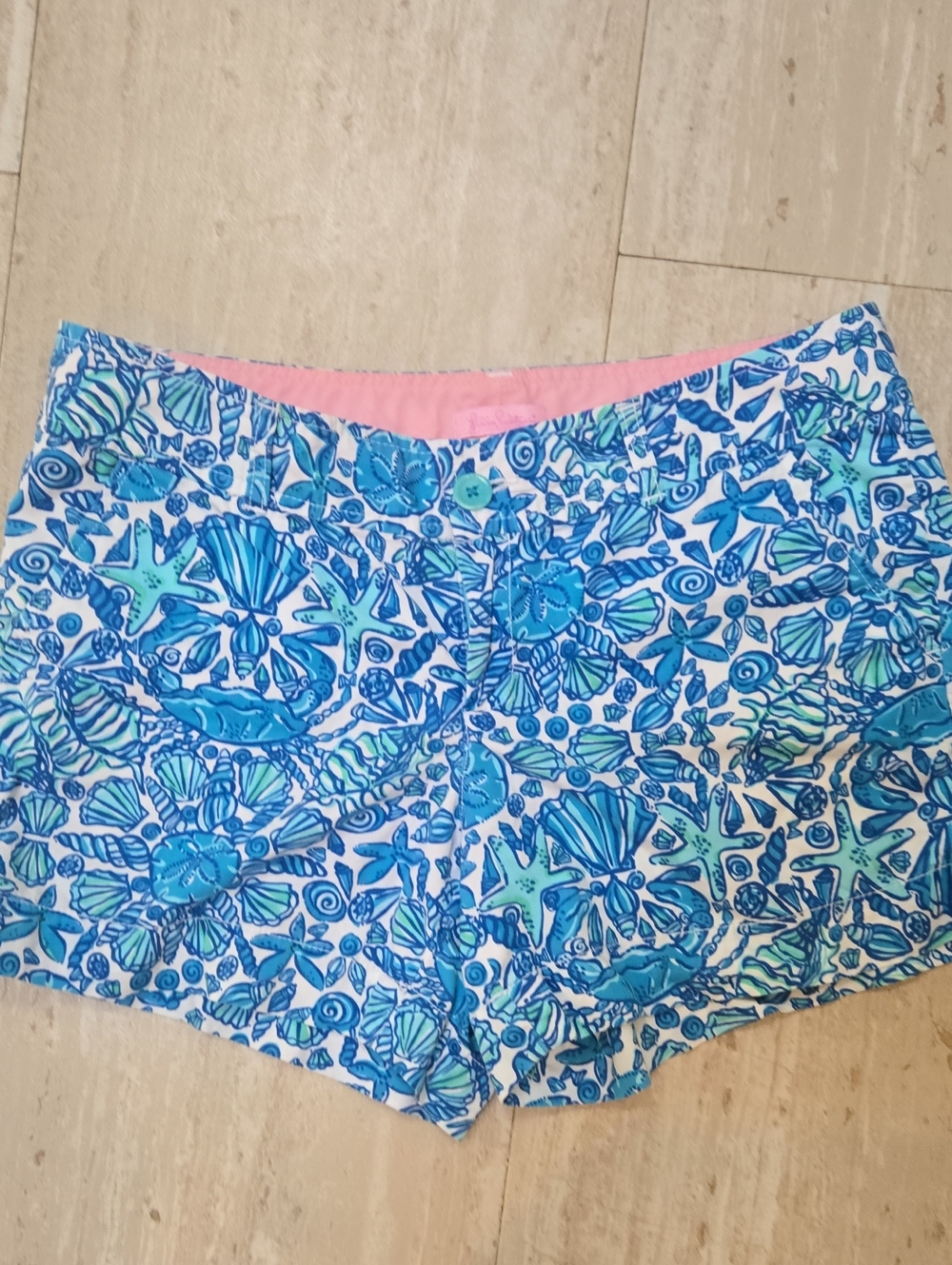 Lilly Pulitzer Ocean Print Shorts